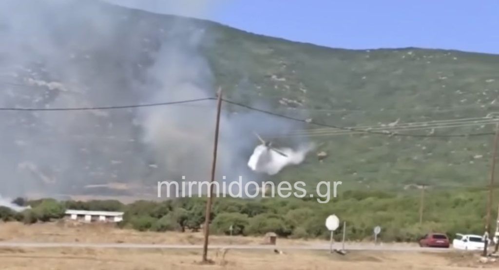 ΕΚΤΑΚΤΟ: Φωτιά τώρα στη Παναγιά  Δομοκού (VIDEO)