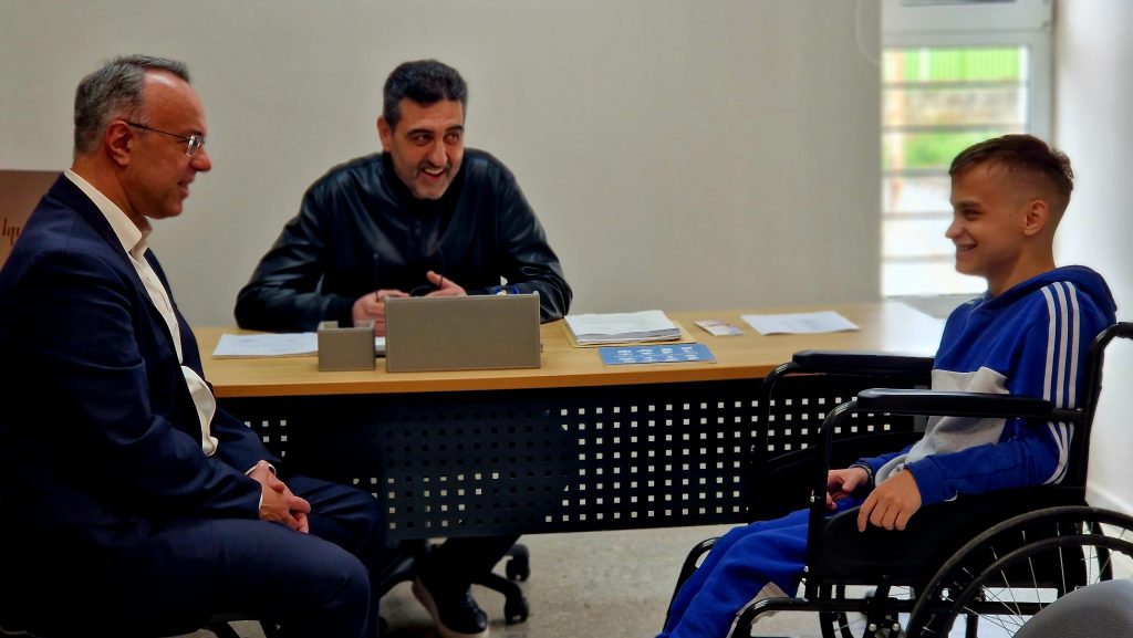 Επίσκεψη του Βουλευτή Φθιώτιδας Χρήστου Σταϊκούρα στο Ενιαίο Ειδικό Επαγγελματικό Γυμνάσιο Λύκειο Λαμίας