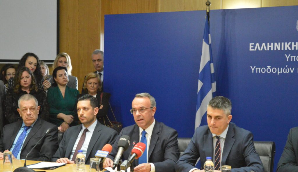 Τοποθέτηση Χρ. Σταϊκούρα στην τελετή παράδοσης – παραλαβής του Υπουργείου ΥΜΕ