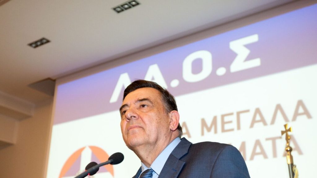 Ο Γιώργος Καρατζαφέρης διαγράφηκε από τον ΛΑΟΣ – Τι αναφέρει η ανακοίνωση