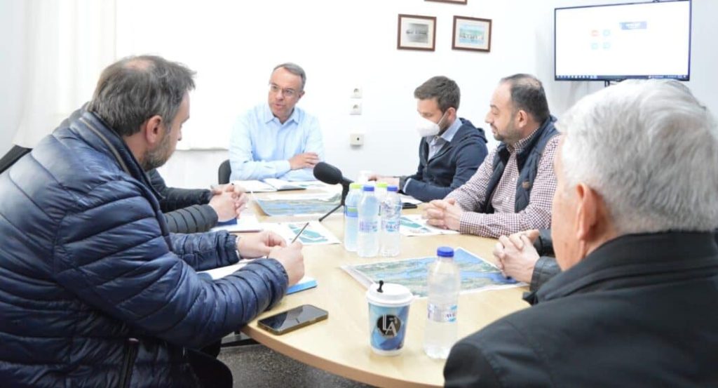 Ο Χρήστος Σταϊκούρας στο Λιμενικό Ταμείο Φθιώτιδας