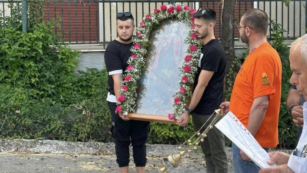 Εσπερινός για την Αγία Μαρίνα στον Άγιο Στέφανο Δομοκού