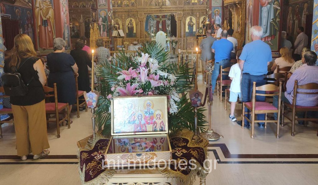 Με λαμπρότητα τιμήθηκε η μνήμη του Αγίου Μάμα στον Δομοκό Με λαμπρότητα τιμήθηκε η μνήμη του Αγίου Μάμα στον Δομοκό