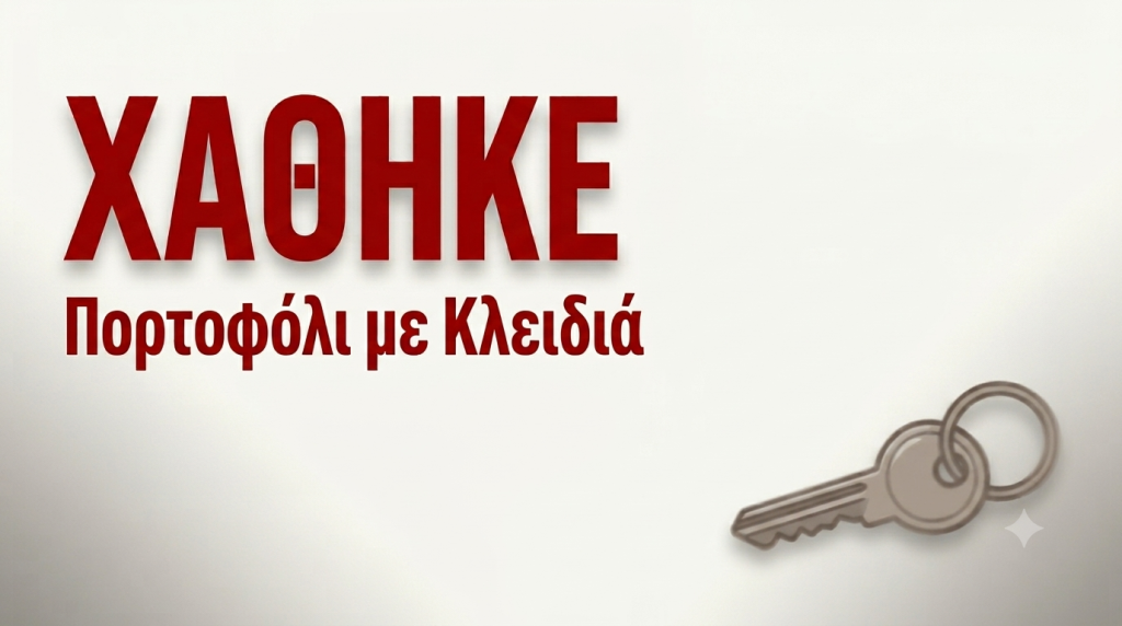 Χάθηκε πράσινο μικρό πορτοφόλι με κλειδιά στον Δομοκό Χάθηκε πράσινο μικρό πορτοφόλι με κλειδιά στον Δομοκό
