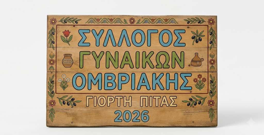 Σύλλογος Γυναικών Ομβριακής Δομοκού: Οι Χορηγοί της εκδήλωσης «Γιορτή Πίτας 2026» video Σύλλογος Γυναικών Ομβριακής Δομοκού: Οι Χορηγοί της εκδήλωσης «Γιορτή Πίτας 2026» video